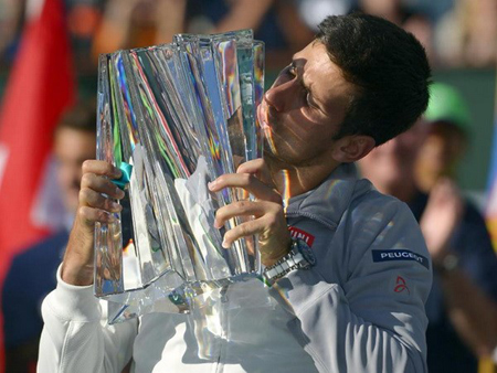 Djokovic lần thứ ba vô địch Indian Wells.
